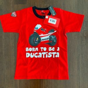 Boys DUCATI x CARS themed official tshirt